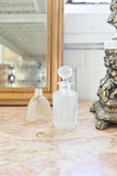 vintage french glass perfume bottle