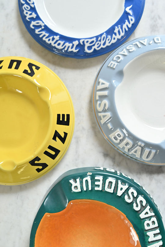 vintage french advertising ashtray, Suze