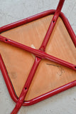 midcentury french schoolhouse stool