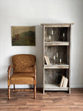 Baguette basket and barn board shelf