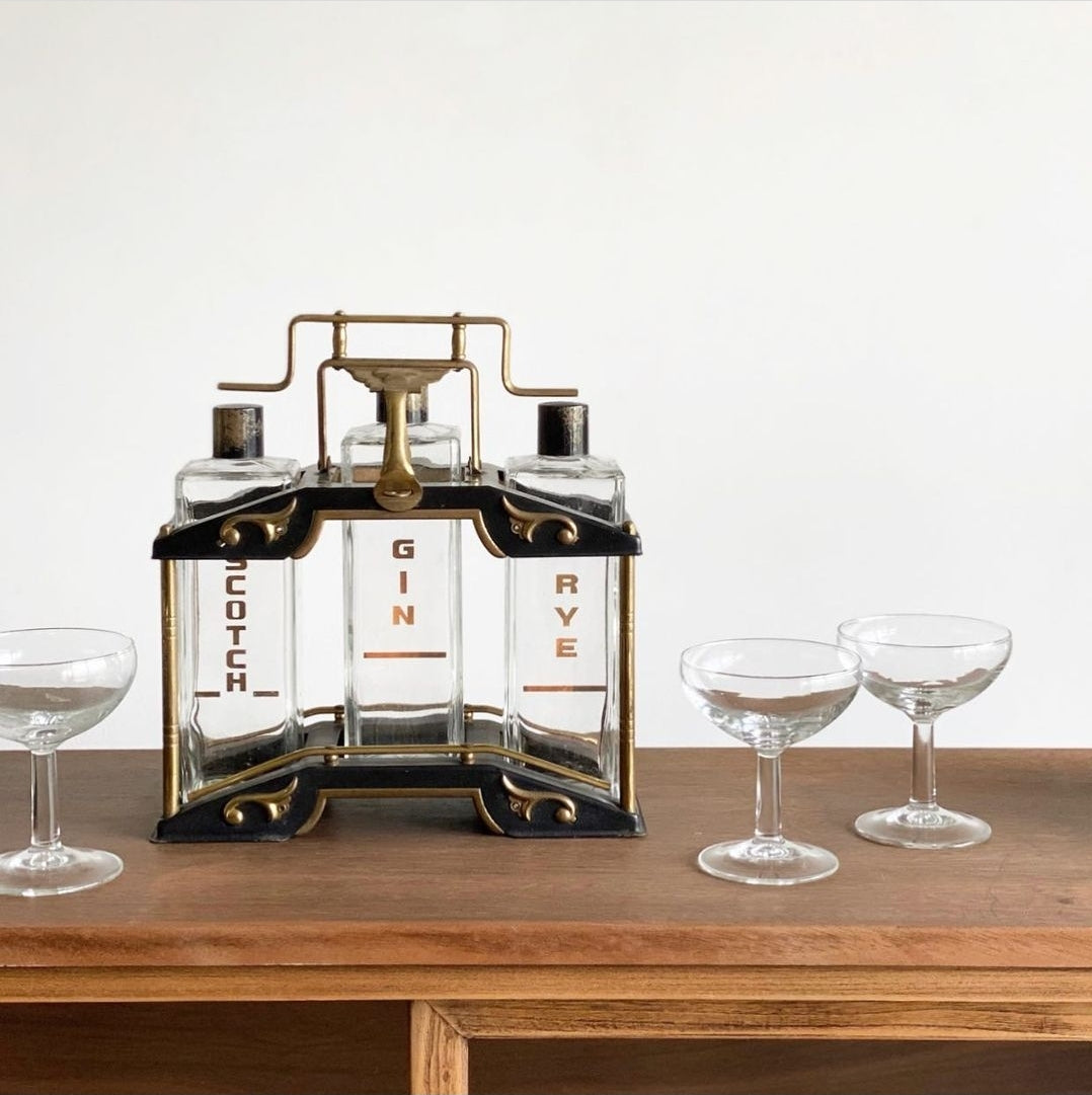 vintage art deco tantalus