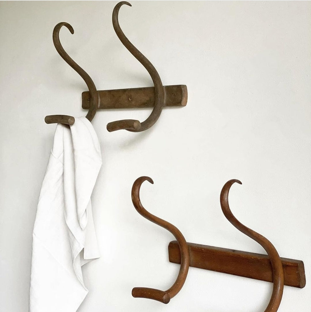 antique J&J Kohn bentwood coat rack
