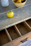 antique table on casters