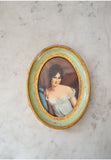 set of three vintage florentine portriats