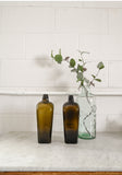 antique glass gin bottles