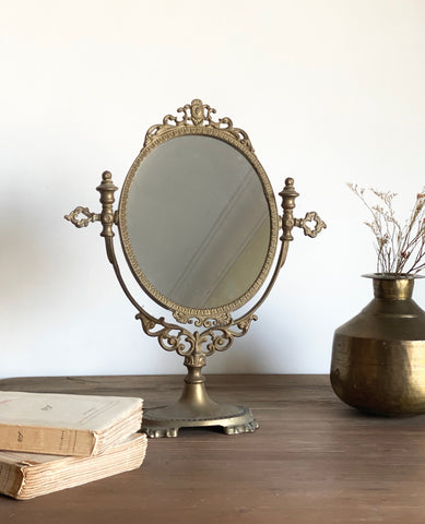 vintage French vanity mirror