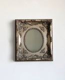 vintage wood carved mirror