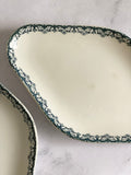 antique French transferware “raviers”, set of two