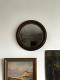 round vintage mirror