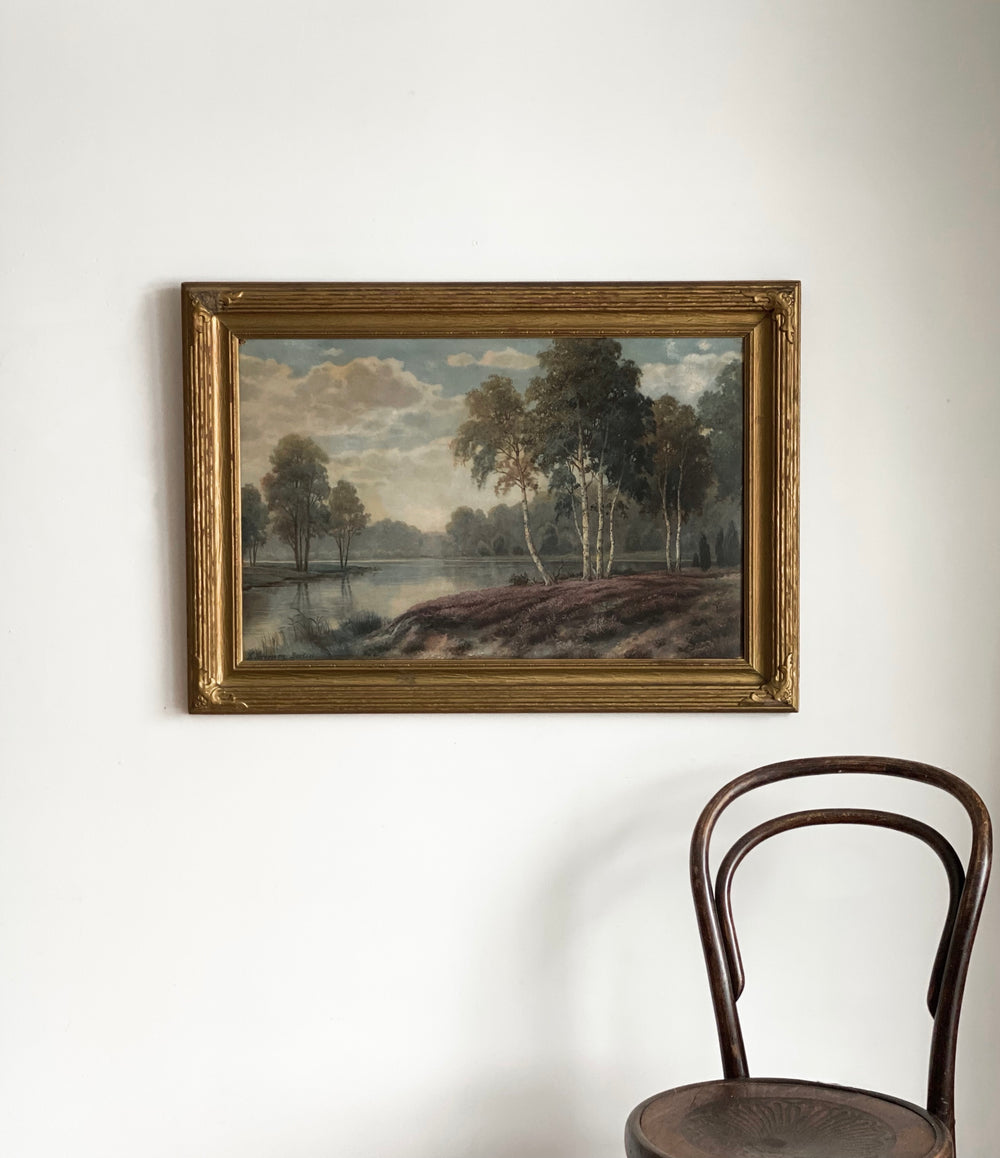 birches by the water