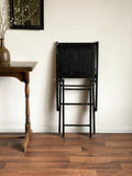 antique wood folding chair
