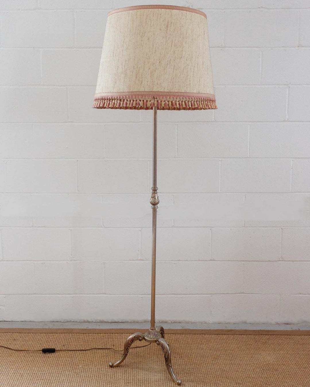 midcentury french Maison Baguès style tripod floor lamp