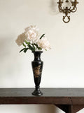 vintage silver inlay vase