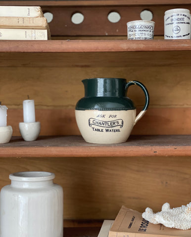antique advertising jug, “Chantler’s Table Water”