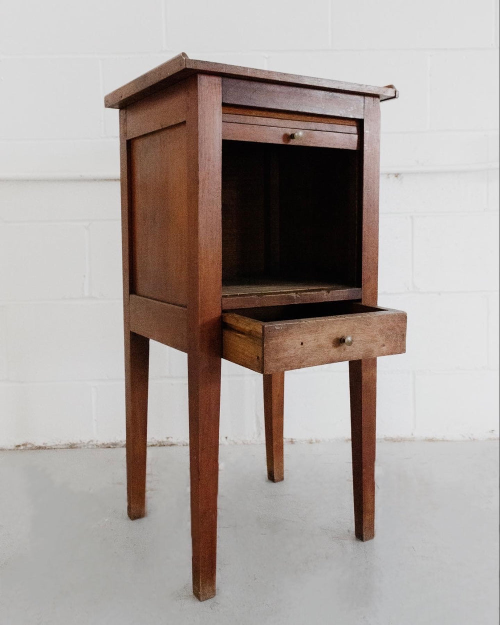 19th century french walnut chevet