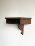 vintage ecclesiastical hymnal shelf