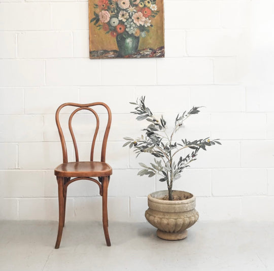 midcentury French stone planter