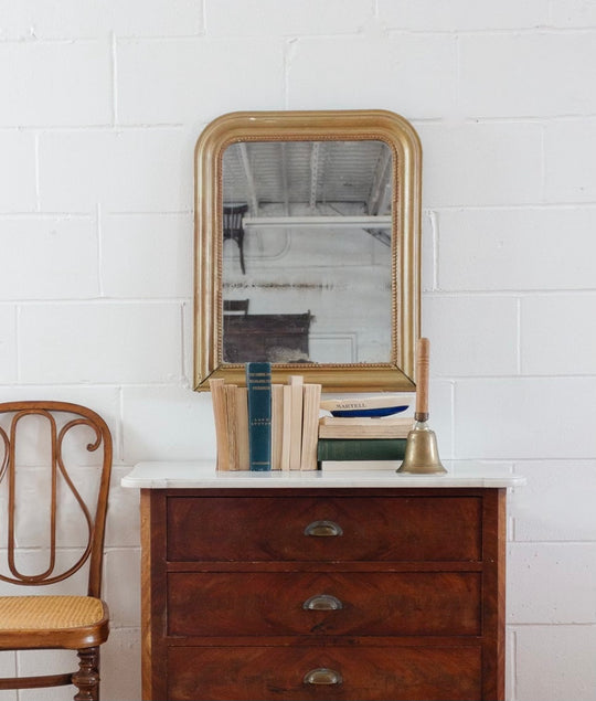 antique french gilt louis philippe mirror