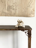 antique Louis XV style cast iron console table