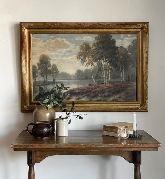 birches by the water