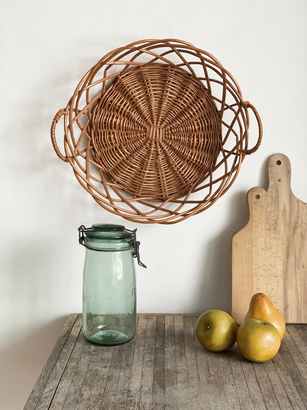 vintage woven basket