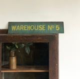 antique warehouse sign