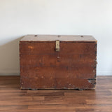 early handmade wood storage box