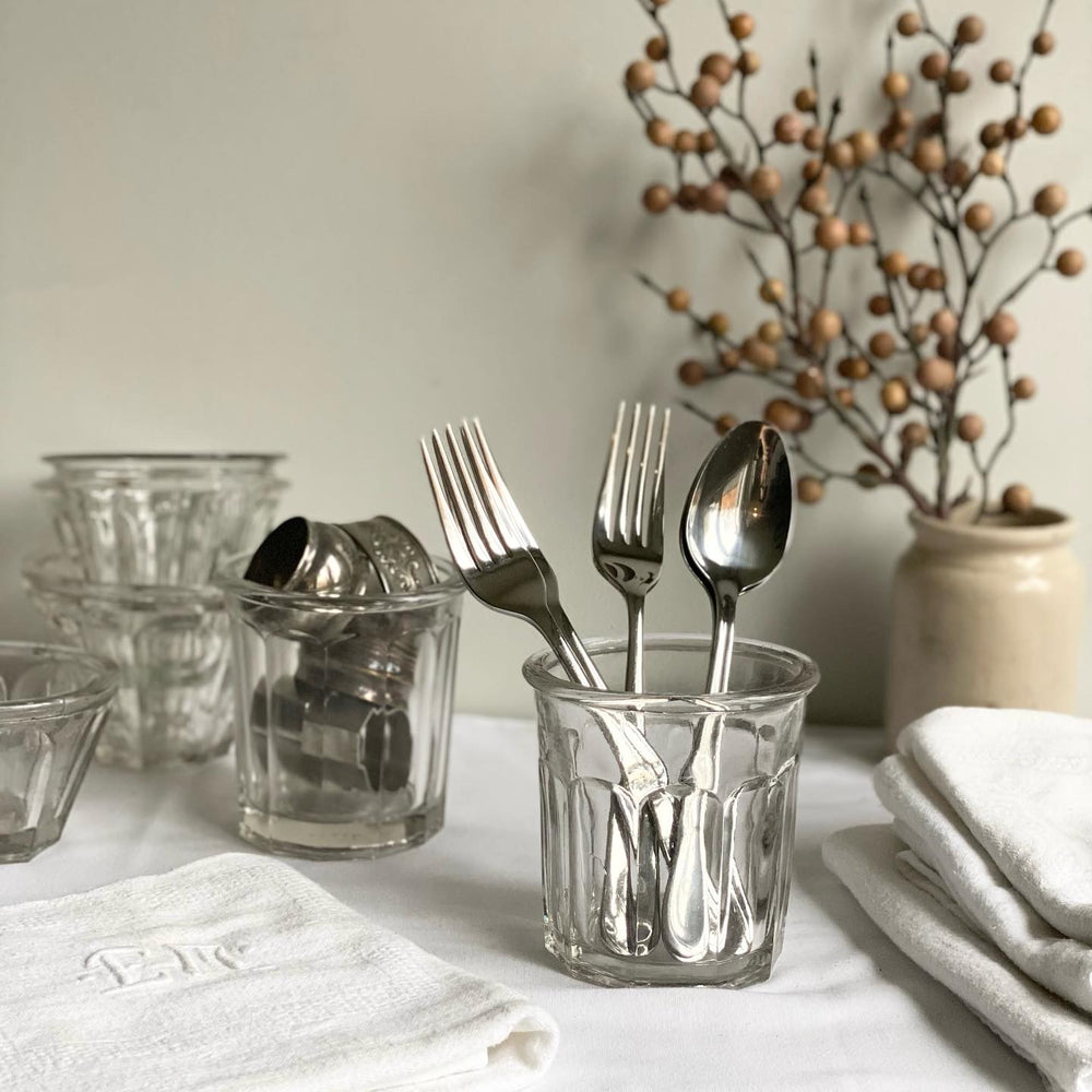 vintage and 19th century French jam jars