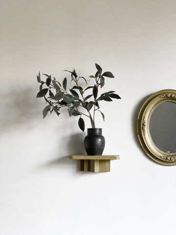 vintage tiered wall sconce shelf