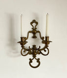 vintage brass wall sconce