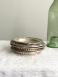 vintage French silverplate wine coaster