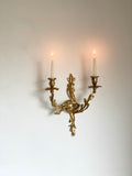 vintage French ornate candle sconce