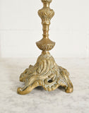 Antique French oversized ormolu ecclesiastical candelabra