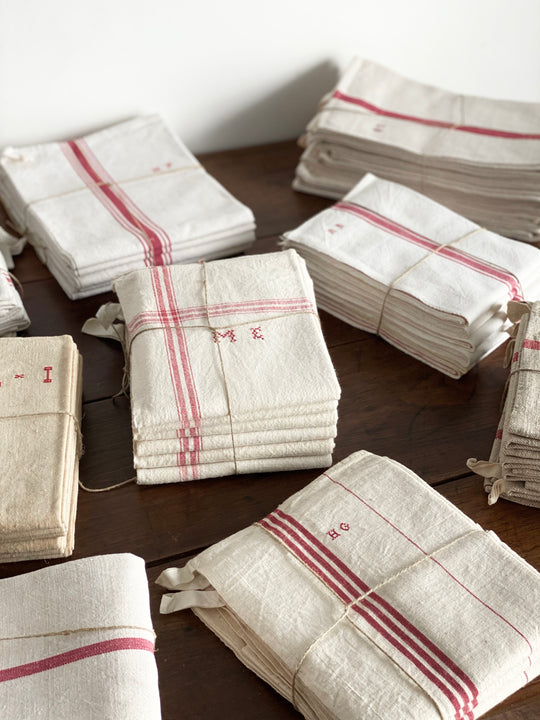 vintage french linens