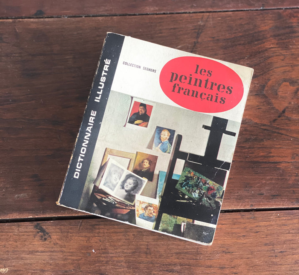 vintage French art book, “les peintres français”