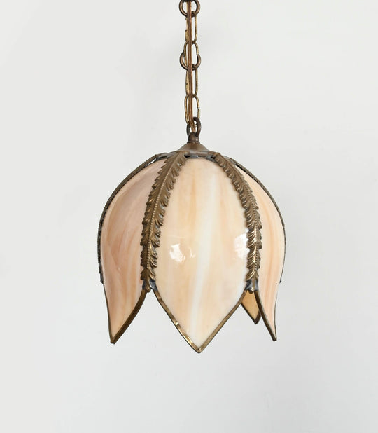 vintage tulip pendant lamp