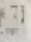 antique architectural engraving, “magasin de parfumerie”