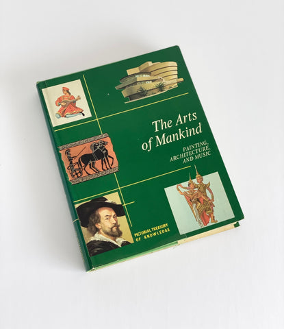 vintage reference book, “the arts of mankind”