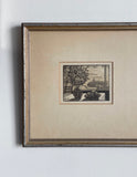 pair of vintage engravings