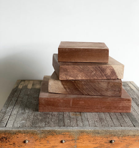 vintage solid mahogany cutting boards