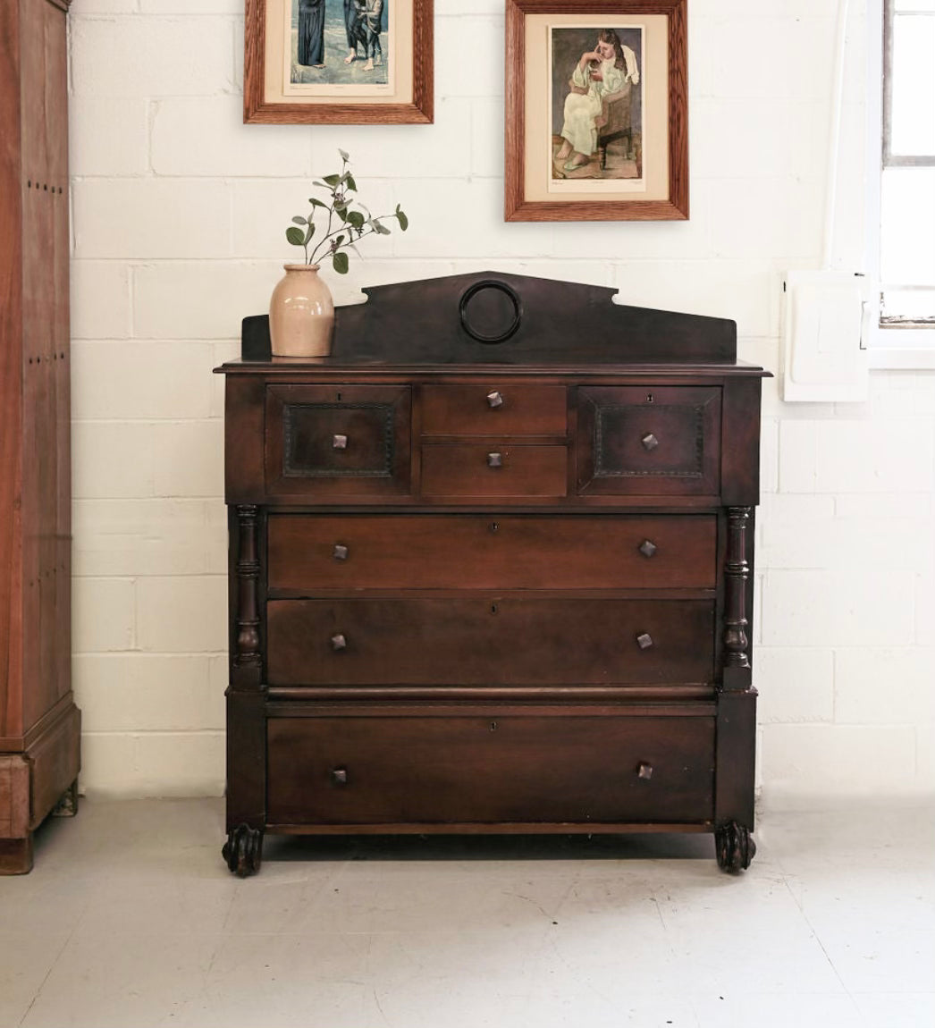 antique english chest of drawers