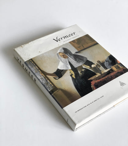 vintage art book, “Vermeer”