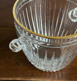 waterford crystal hanover gold ice bucket