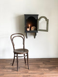 antique glass front cabinet