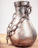 antique hand forged jug