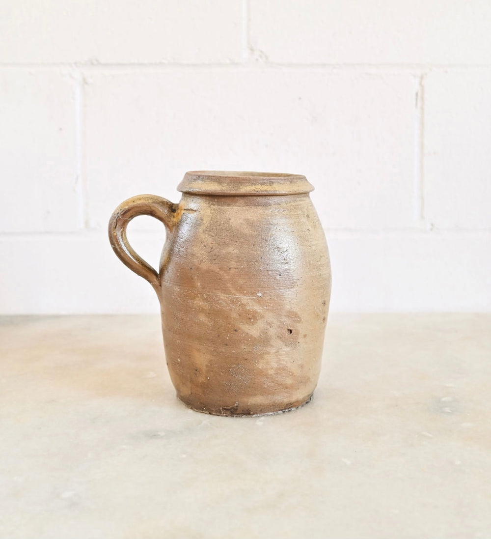 vintage french stoneware vessel