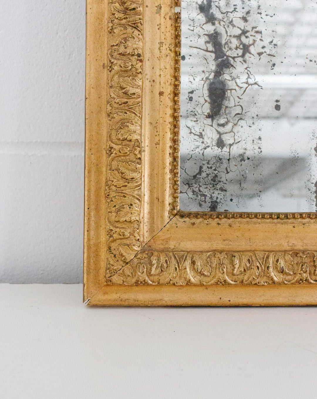 turn of the century gold louis philippe mirror