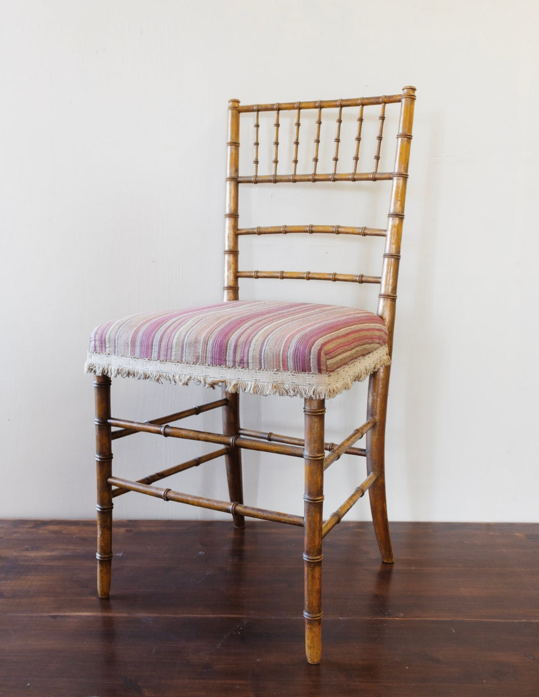 rare antique french chiavari chairs, set of 2