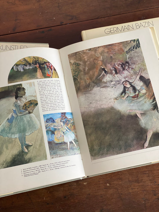 set of 3 vintage French art books: Degas, Pissaro & Manet