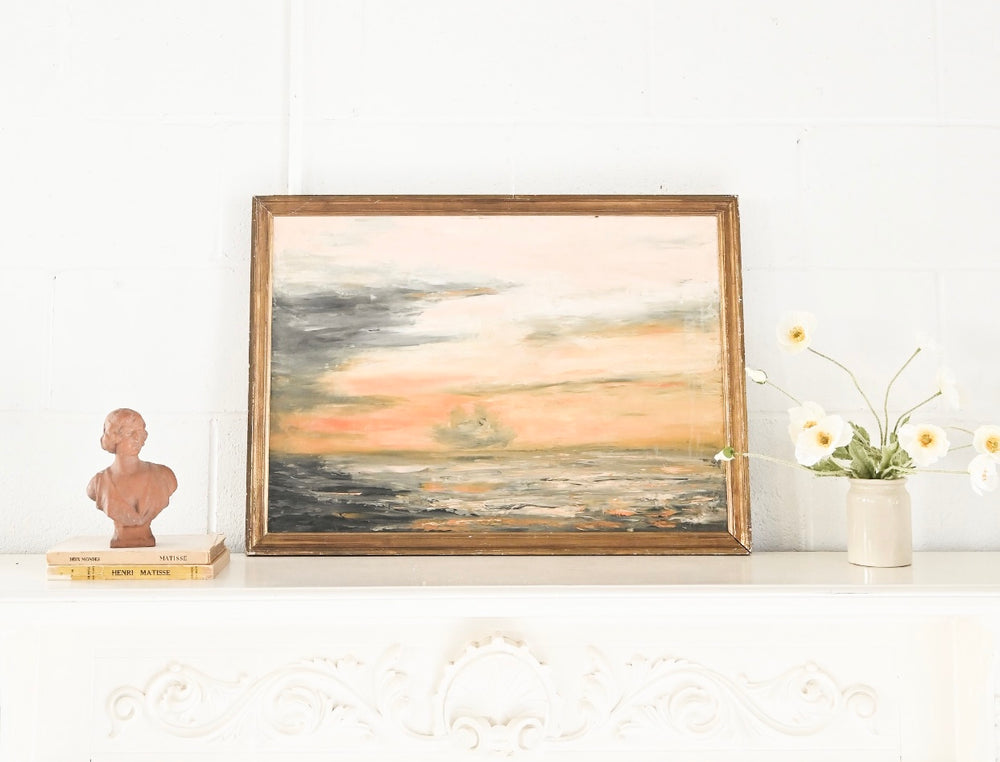 coucher de soleil orange